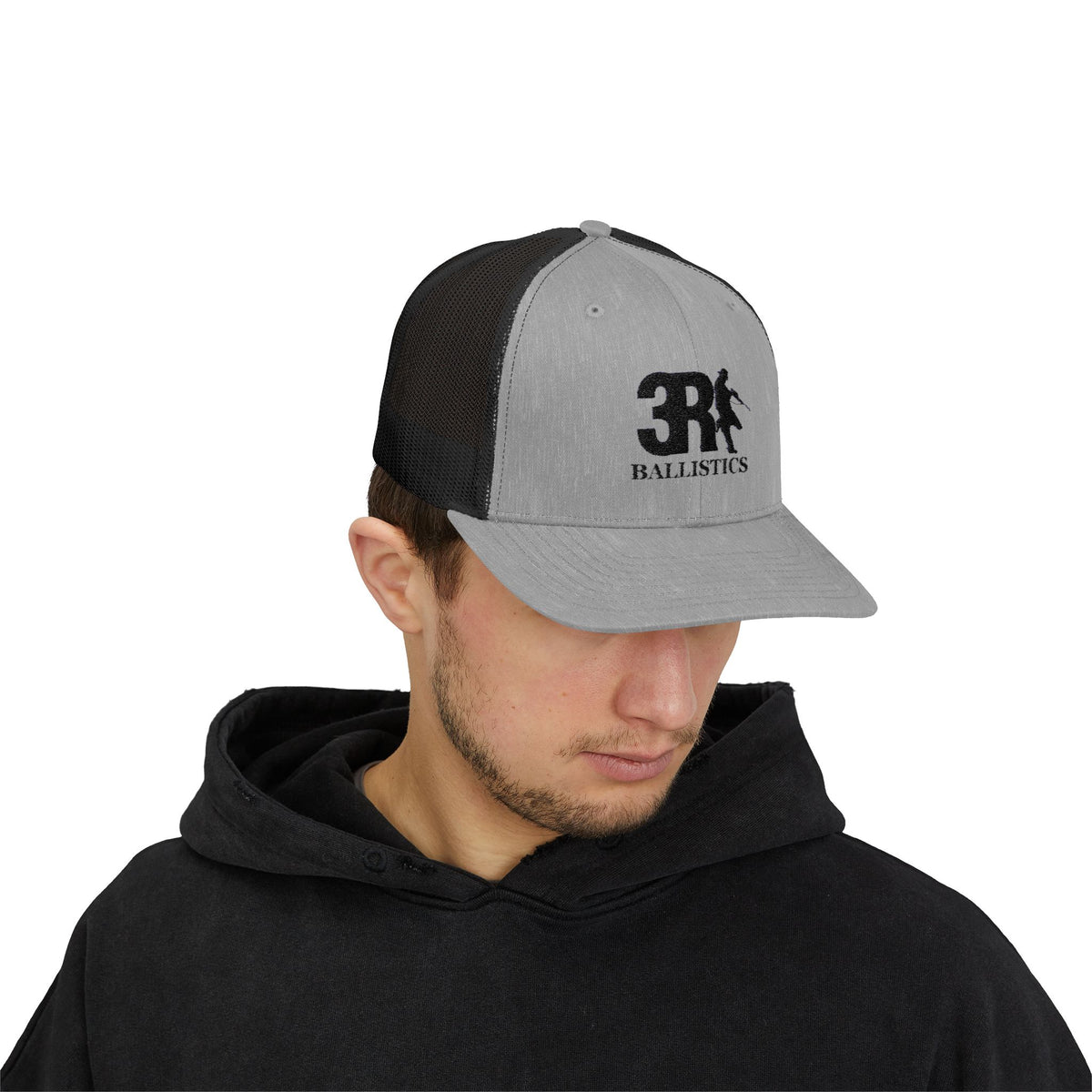 3R Ballistics Snapback Trucker Cap - Tactical Style Hat for Outdoor Enthusiasts