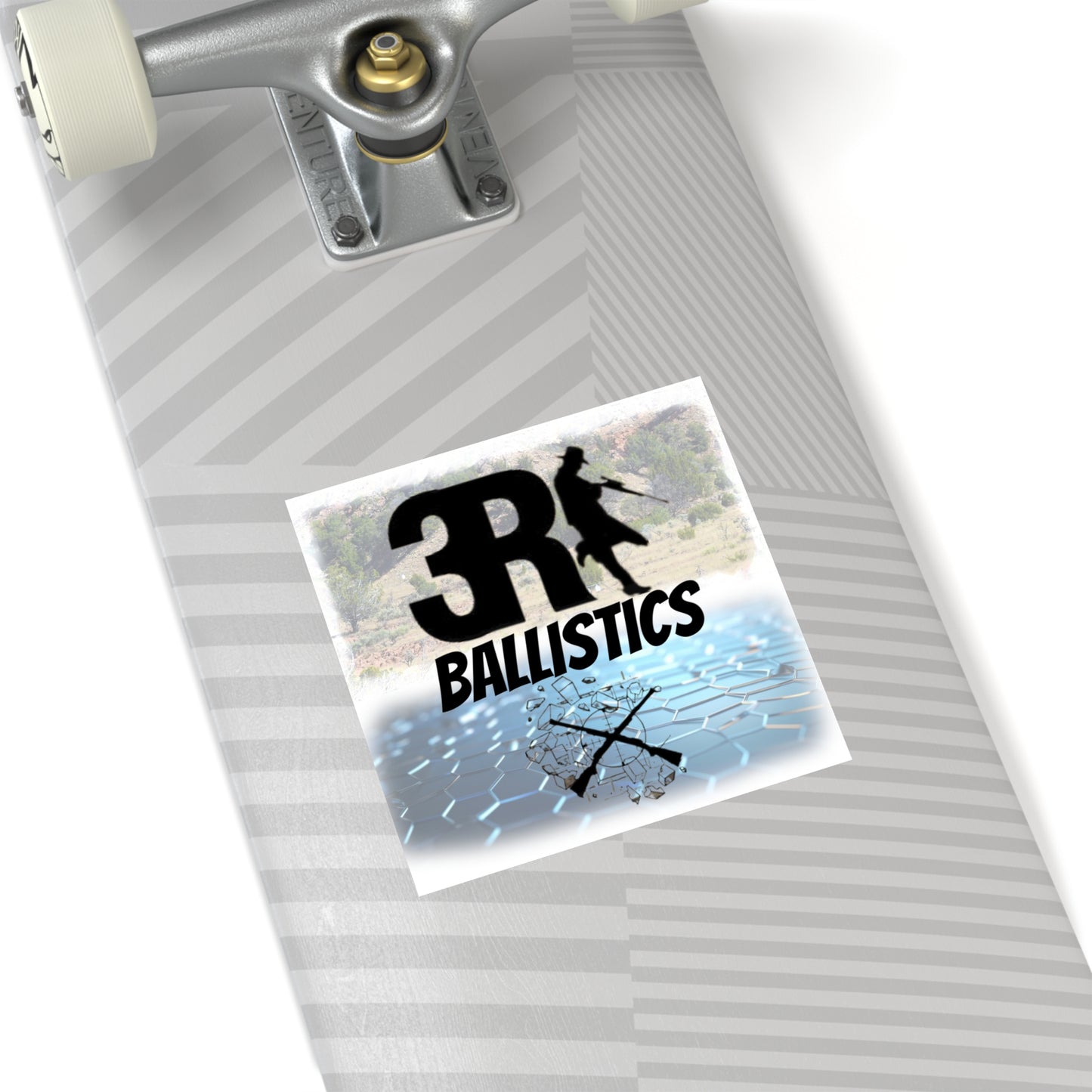 3R Ballistics Square Stickers, Indoor\Outdoor