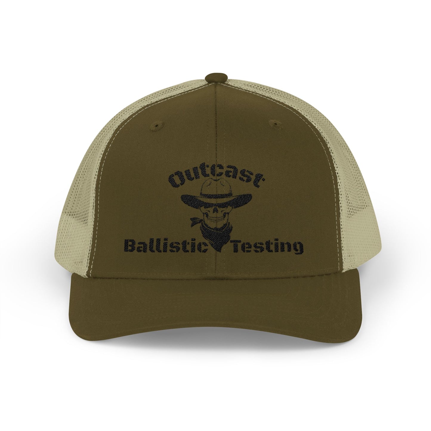 Outcast Ballistic Testing Snapback Trucker Cap - Tactical Style Hat for Outdoor Enthusiasts