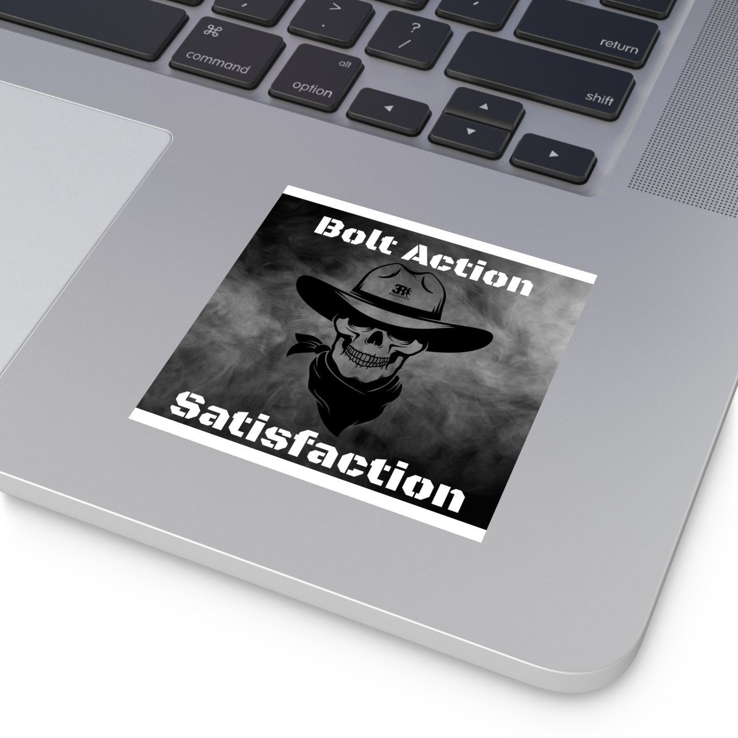 Bolt Action Square Vinyl Stickers