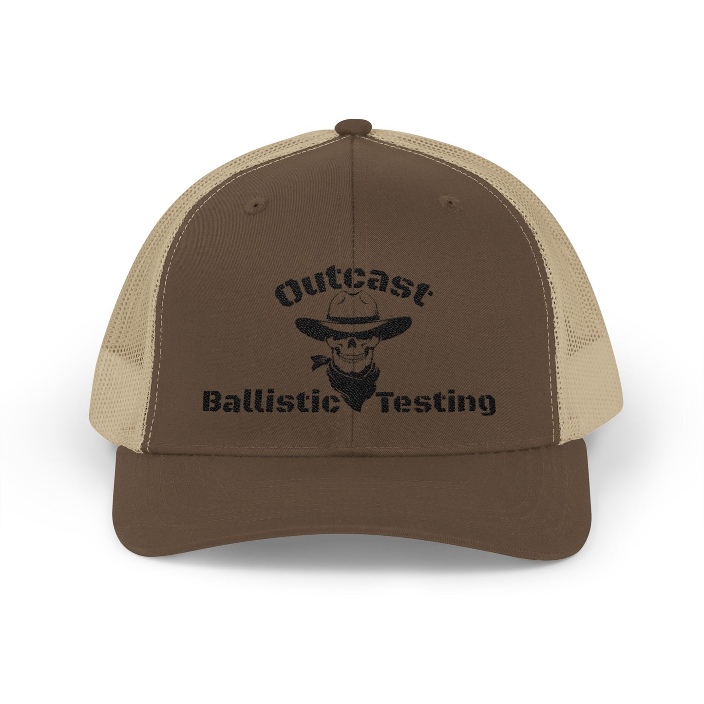 Outcast Ballistic Testing Snapback Trucker Cap - Tactical Style Hat for Outdoor Enthusiasts